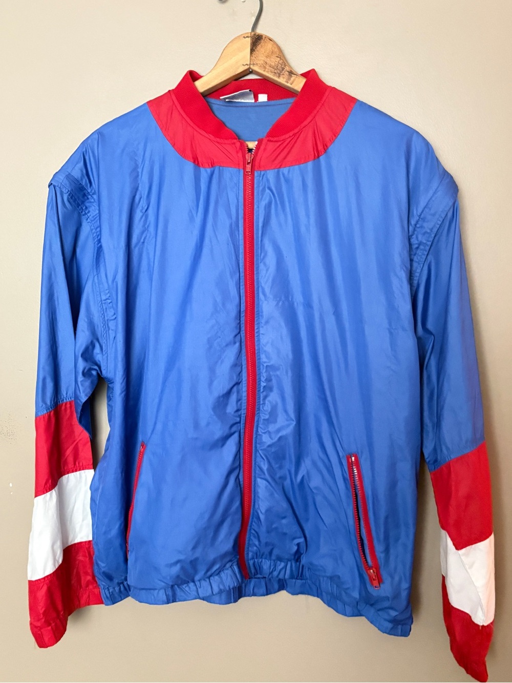 Reebok True Vintage 80s track jacket vector starburst logo sz L - Picture 1 of 12